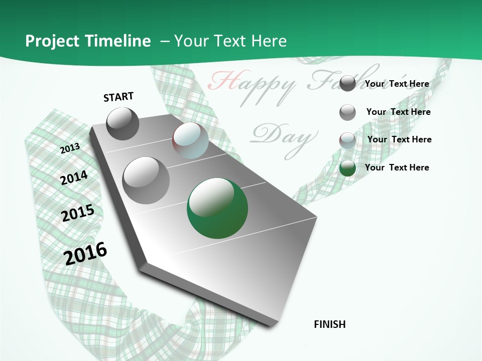 A Happy Father's Day Powerpoint Presentation PowerPoint Template