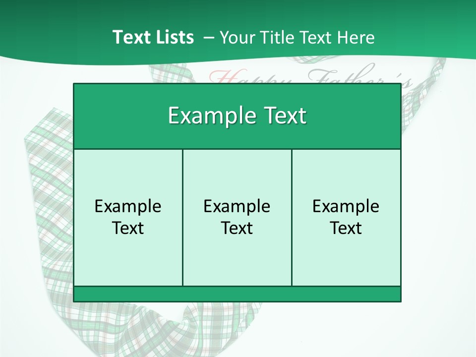A Happy Father's Day Powerpoint Presentation PowerPoint Template