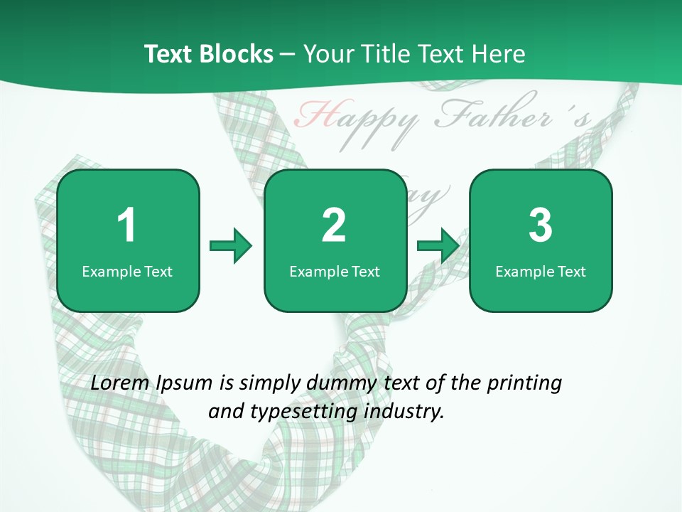 A Happy Father's Day Powerpoint Presentation PowerPoint Template