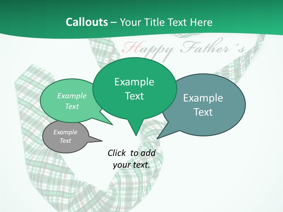 A Happy Father's Day Powerpoint Presentation PowerPoint Template