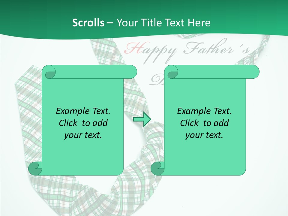 A Happy Father's Day Powerpoint Presentation PowerPoint Template