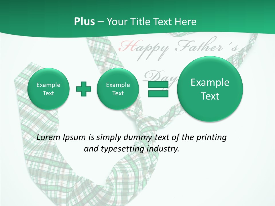 A Happy Father's Day Powerpoint Presentation PowerPoint Template