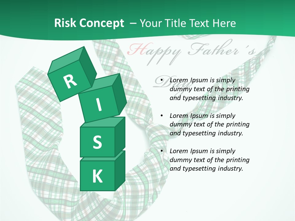 A Happy Father's Day Powerpoint Presentation PowerPoint Template