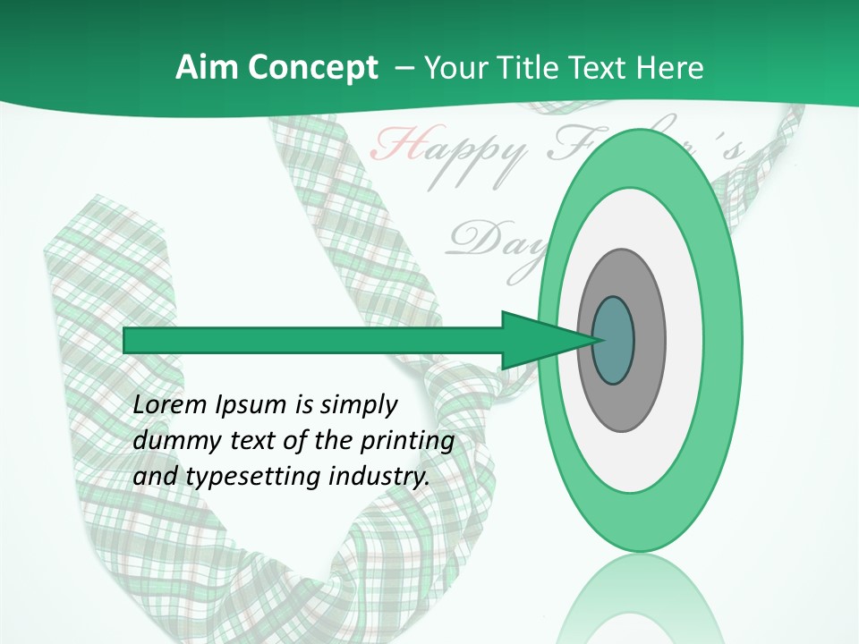 A Happy Father's Day Powerpoint Presentation PowerPoint Template