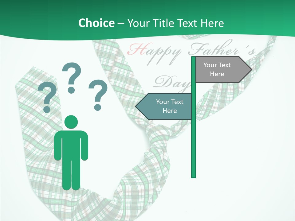 A Happy Father's Day Powerpoint Presentation PowerPoint Template