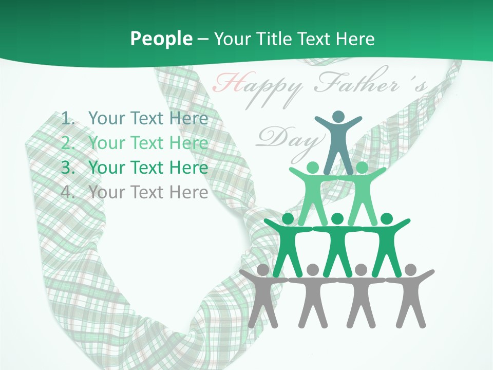 A Happy Father's Day Powerpoint Presentation PowerPoint Template