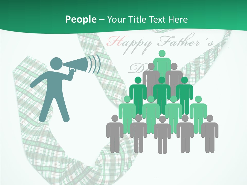A Happy Father's Day Powerpoint Presentation PowerPoint Template