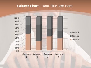 A Man With A Surprised Look On His Face Is Typing On A Keyboard PowerPoint Template