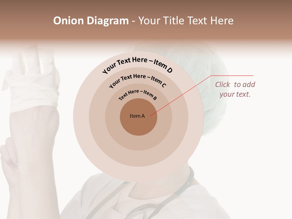 A Woman Wearing A Surgical Mask And Gloves PowerPoint Template