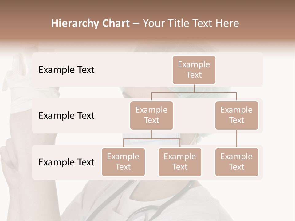 A Woman Wearing A Surgical Mask And Gloves PowerPoint Template