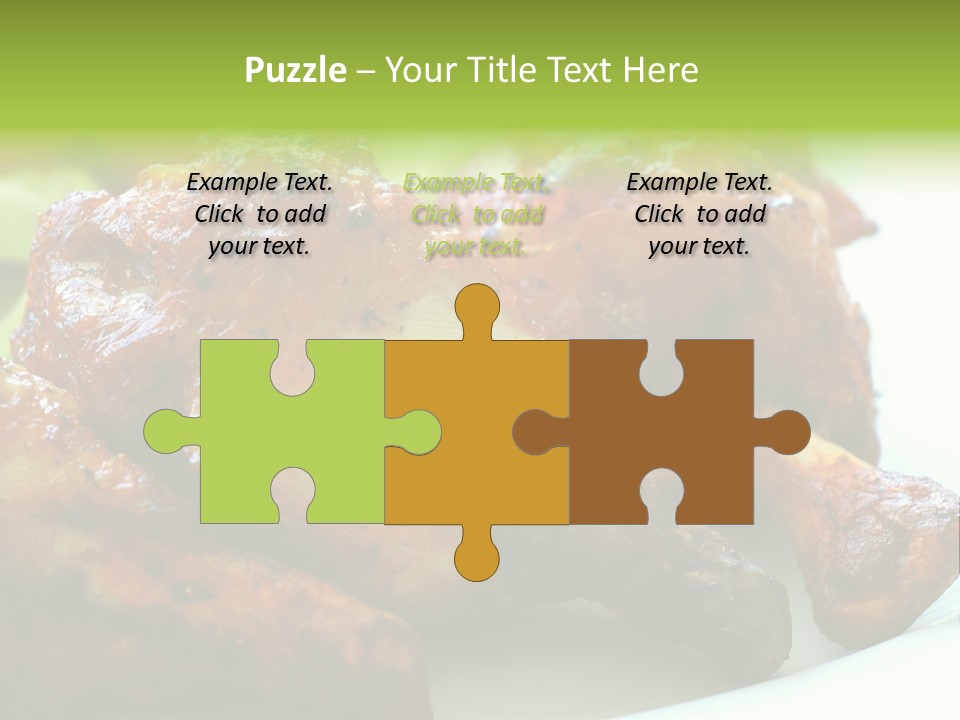 Fried Chicken Legs PowerPoint Template