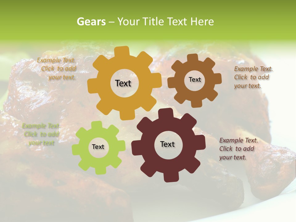 Fried Chicken Legs PowerPoint Template