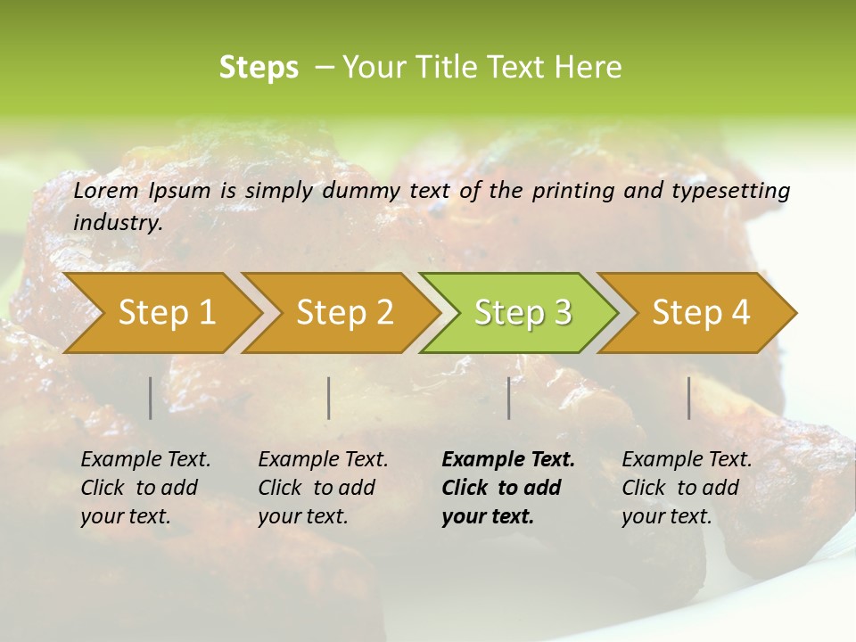 Fried Chicken Legs PowerPoint Template