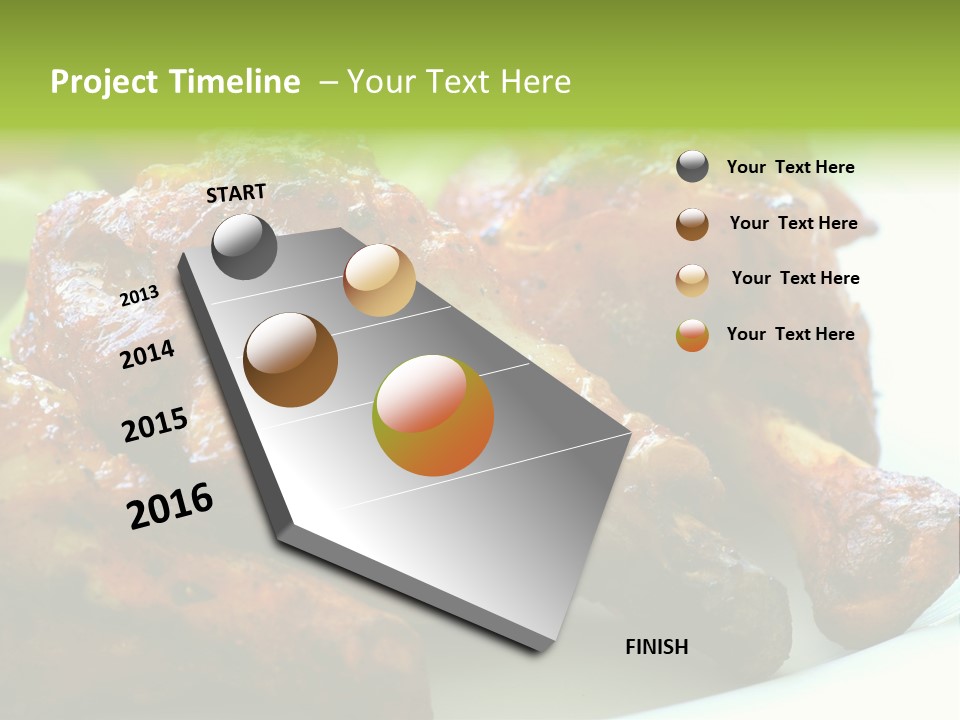 Fried Chicken Legs PowerPoint Template