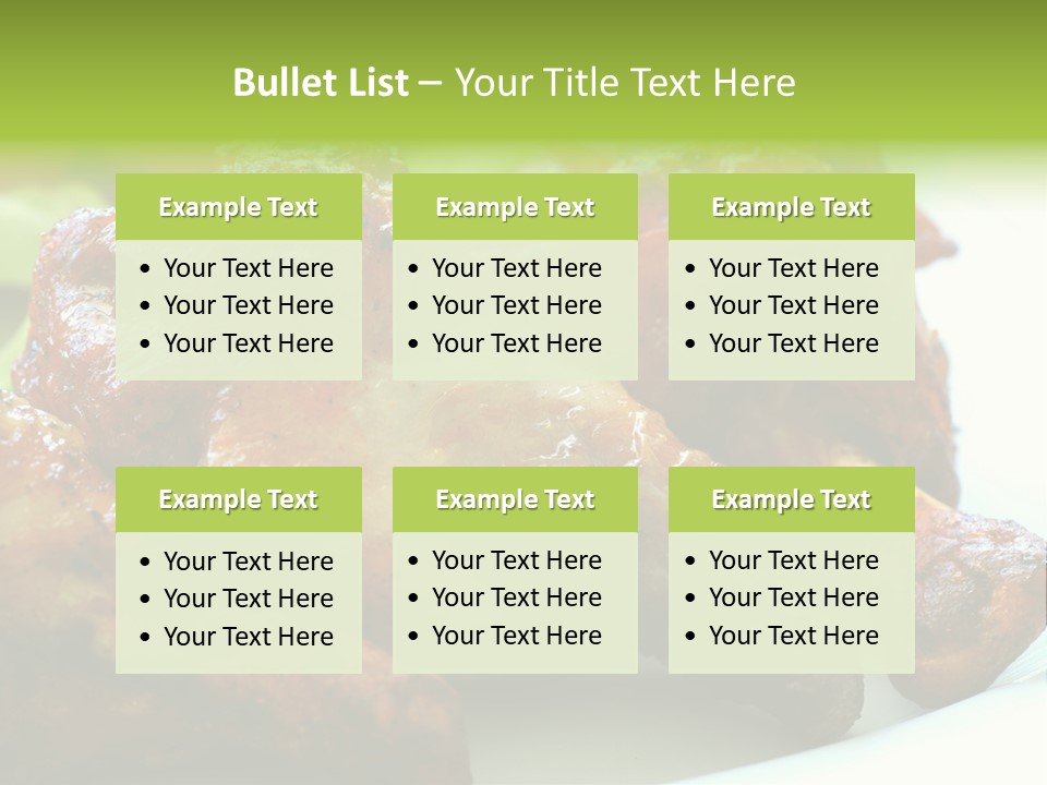 Fried Chicken Legs PowerPoint Template