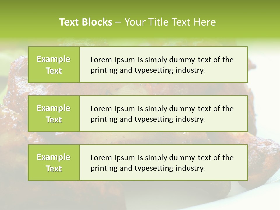 Fried Chicken Legs PowerPoint Template
