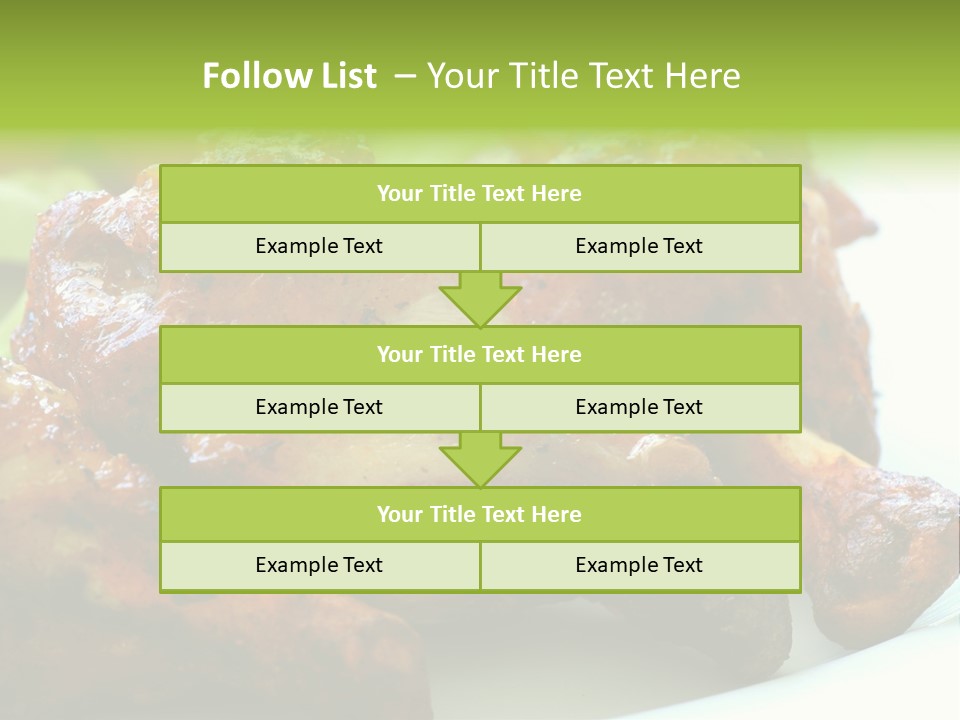 Fried Chicken Legs PowerPoint Template