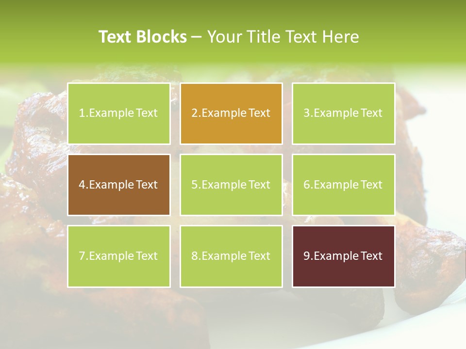 Fried Chicken Legs PowerPoint Template