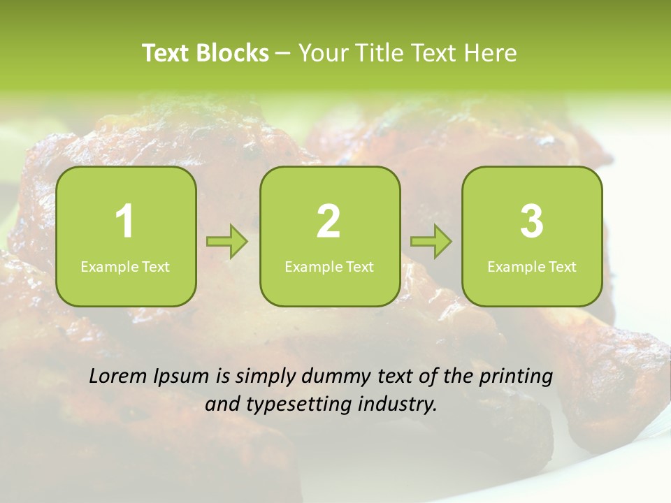 Fried Chicken Legs PowerPoint Template