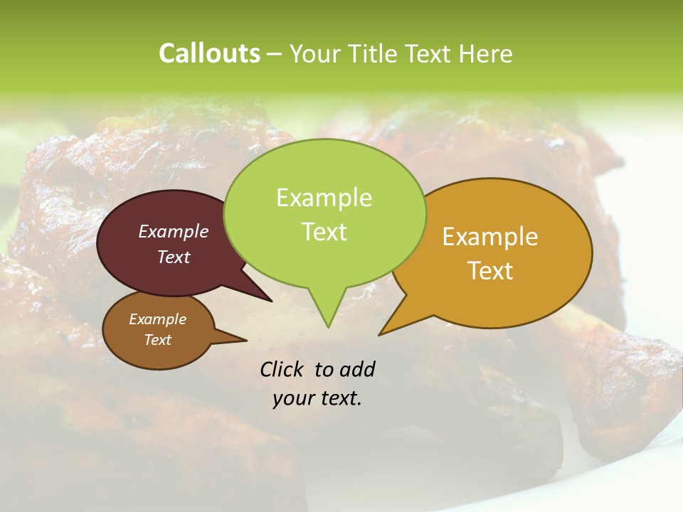 Fried Chicken Legs PowerPoint Template