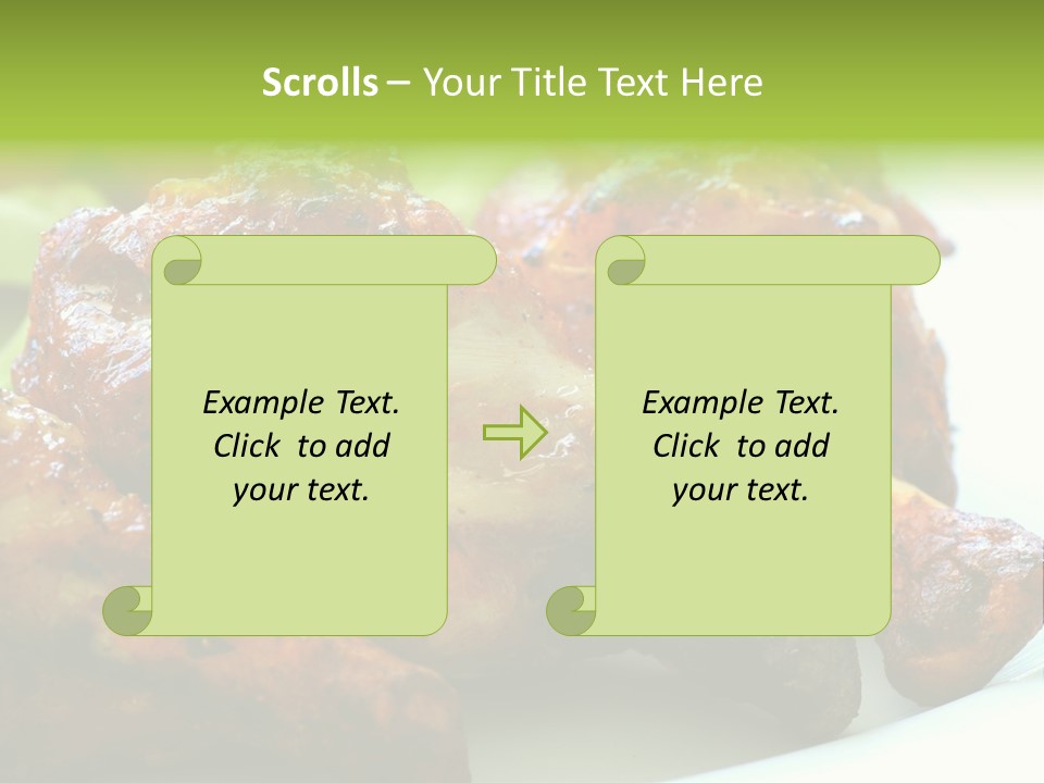 Fried Chicken Legs PowerPoint Template