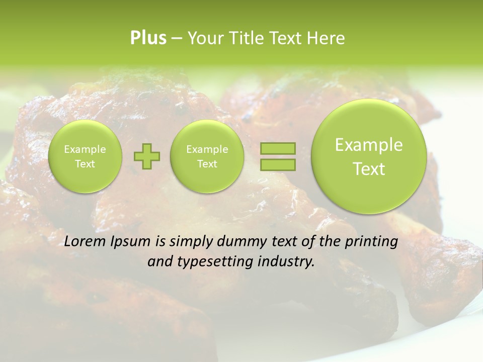 Fried Chicken Legs PowerPoint Template