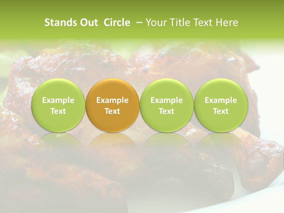 Fried Chicken Legs PowerPoint Template