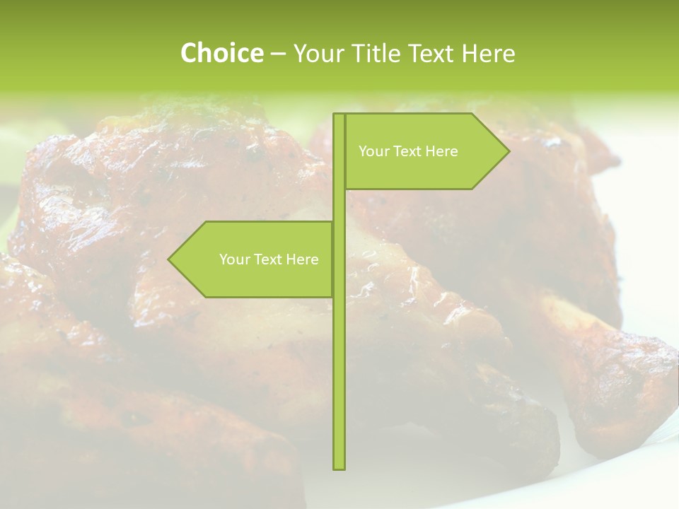 Fried Chicken Legs PowerPoint Template