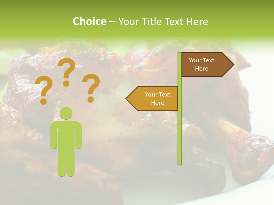 Fried Chicken Legs PowerPoint Template