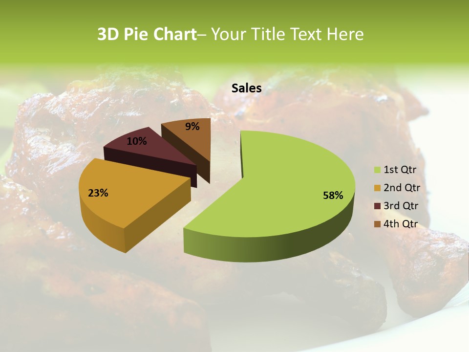 Fried Chicken Legs PowerPoint Template