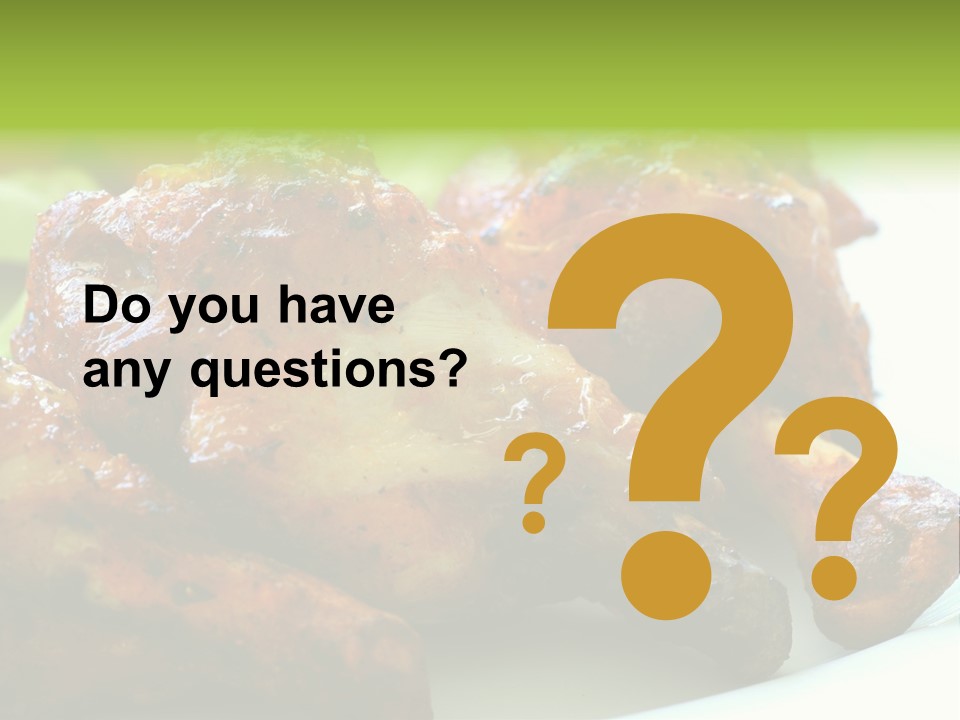 Fried Chicken Legs PowerPoint Template