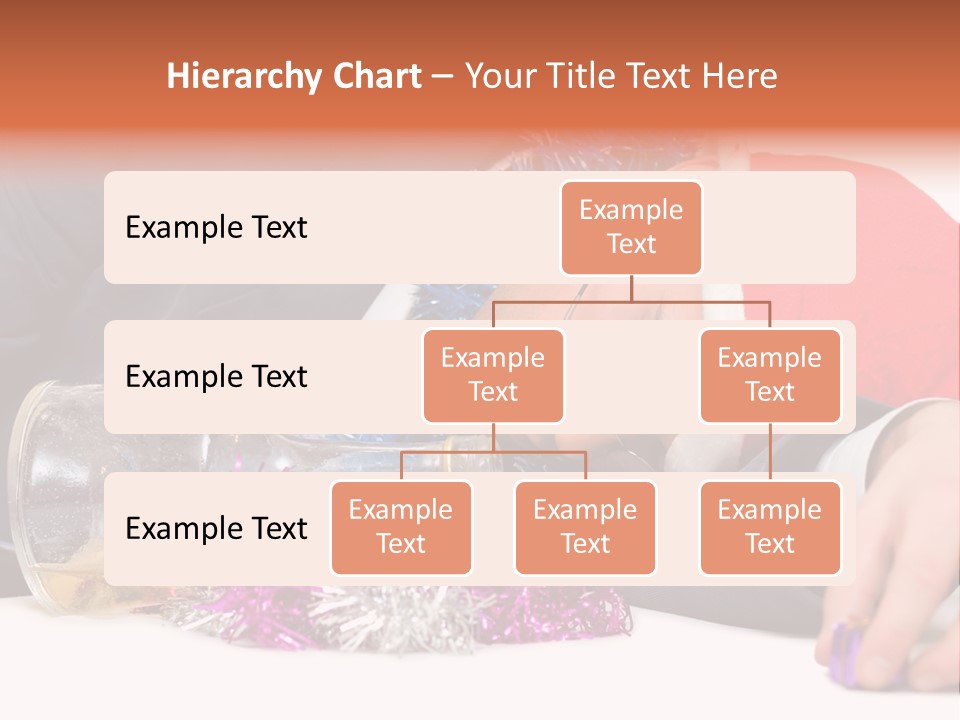 A Man In A Santa Hat Sleeping Next To A Bottle PowerPoint Template