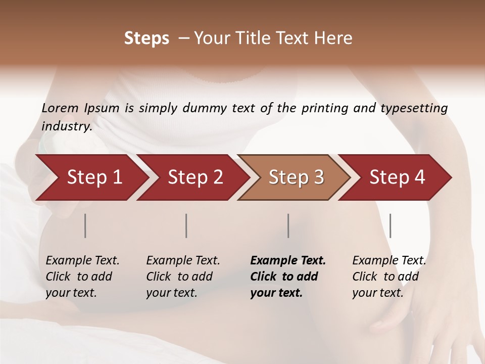 A Woman Sitting On A Bed Holding A Jar Of Cream PowerPoint Template
