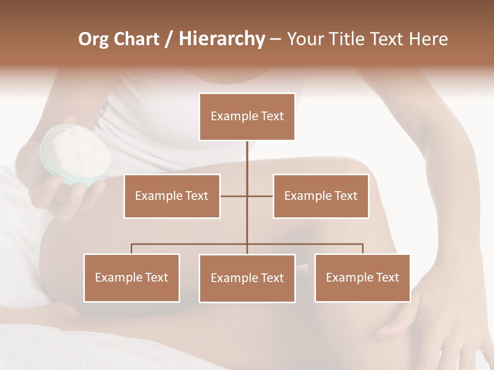A Woman Sitting On A Bed Holding A Jar Of Cream PowerPoint Template