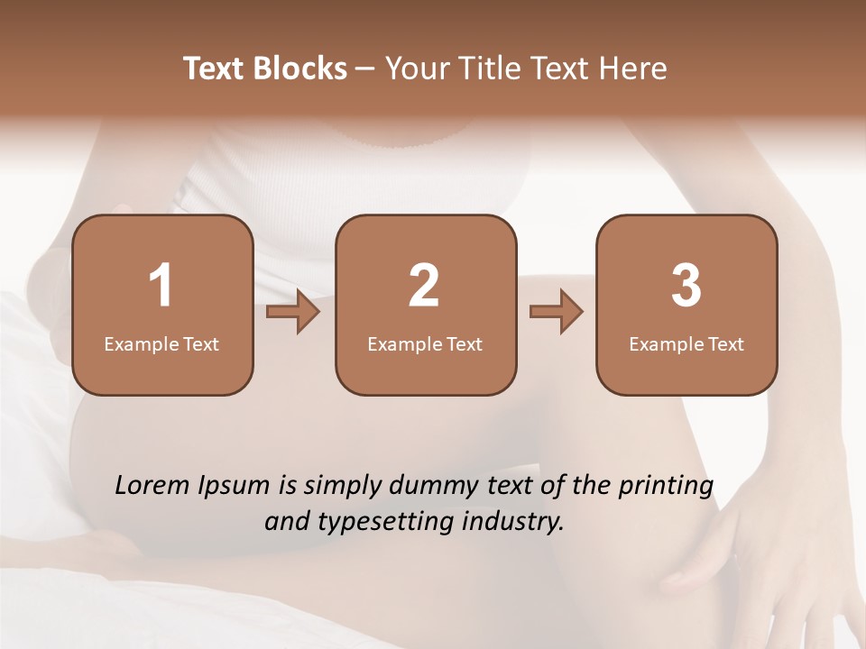 A Woman Sitting On A Bed Holding A Jar Of Cream PowerPoint Template