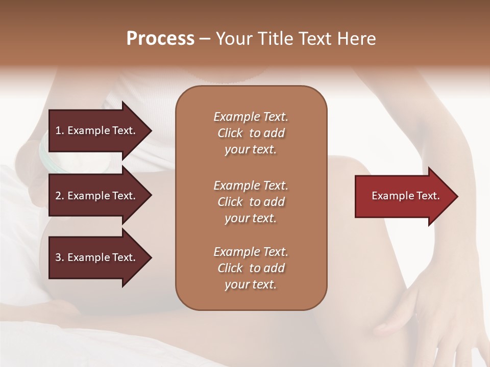 A Woman Sitting On A Bed Holding A Jar Of Cream PowerPoint Template