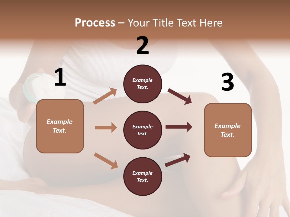 A Woman Sitting On A Bed Holding A Jar Of Cream PowerPoint Template