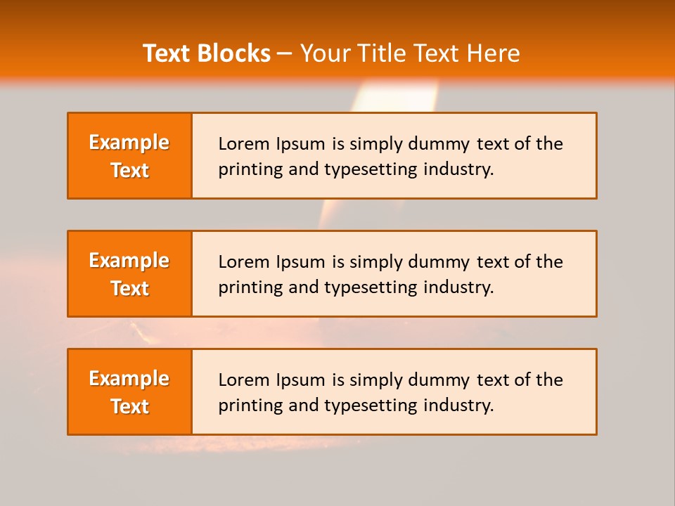 A Lit Candle With A Black Background PowerPoint Template