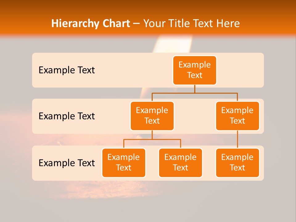 A Lit Candle With A Black Background PowerPoint Template