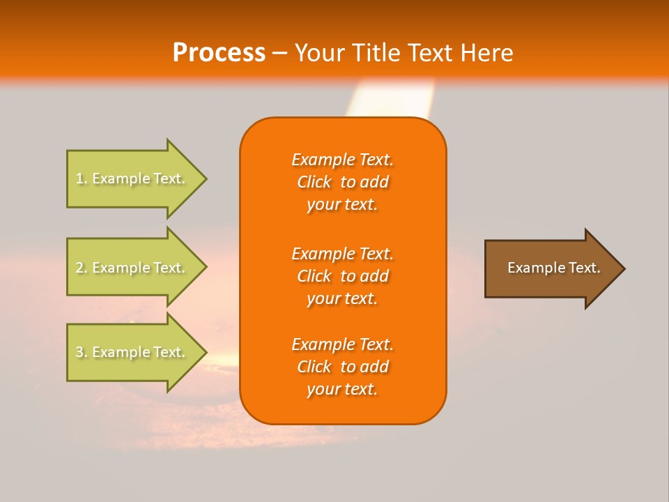 A Lit Candle With A Black Background PowerPoint Template