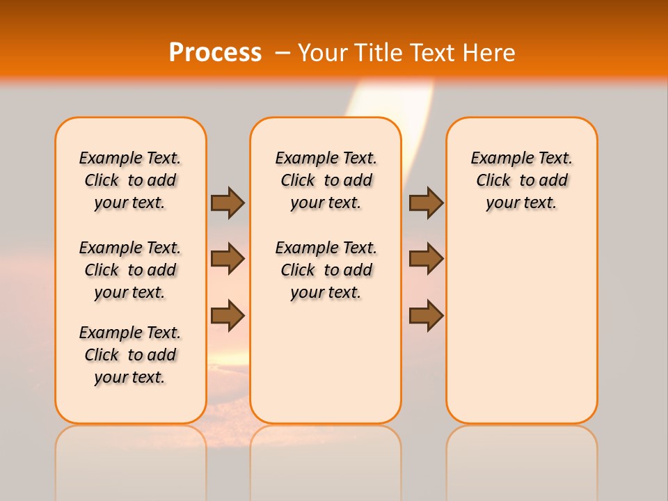 A Lit Candle With A Black Background PowerPoint Template