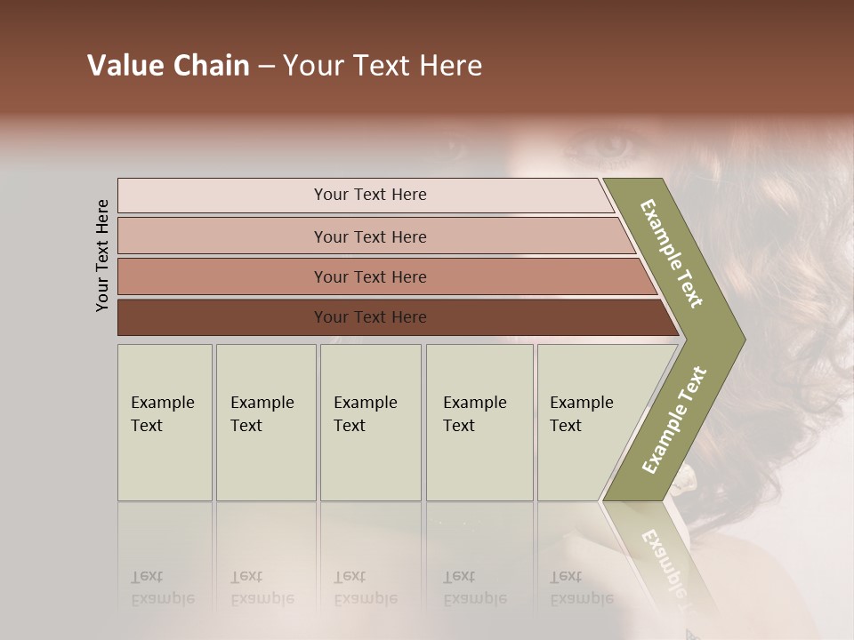 A Beautiful Woman With A Ring On Her Finger PowerPoint Template