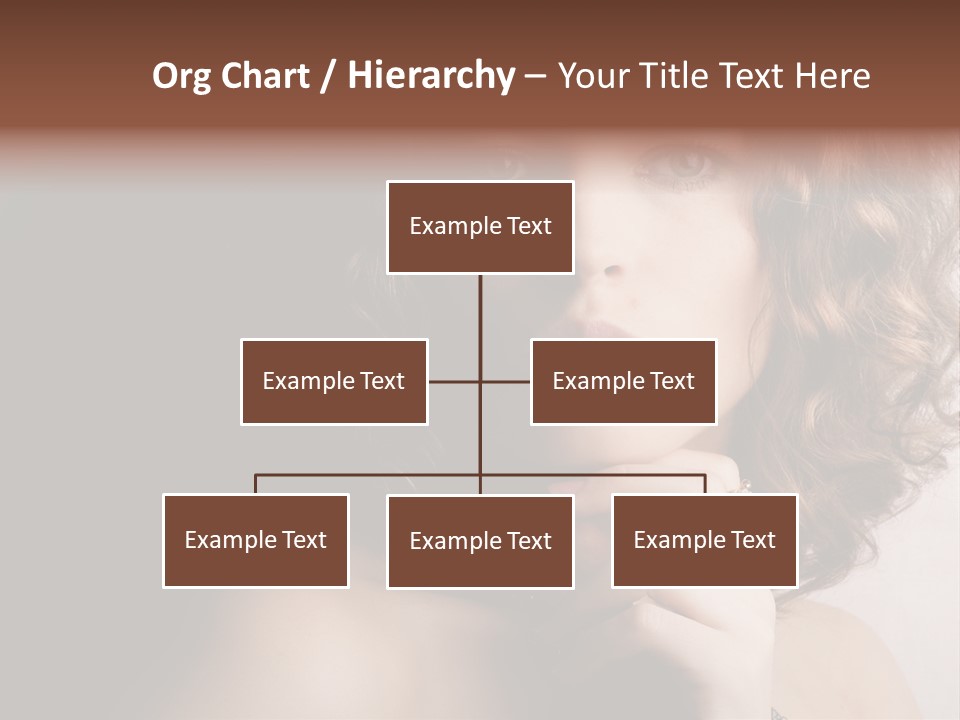 A Beautiful Woman With A Ring On Her Finger PowerPoint Template