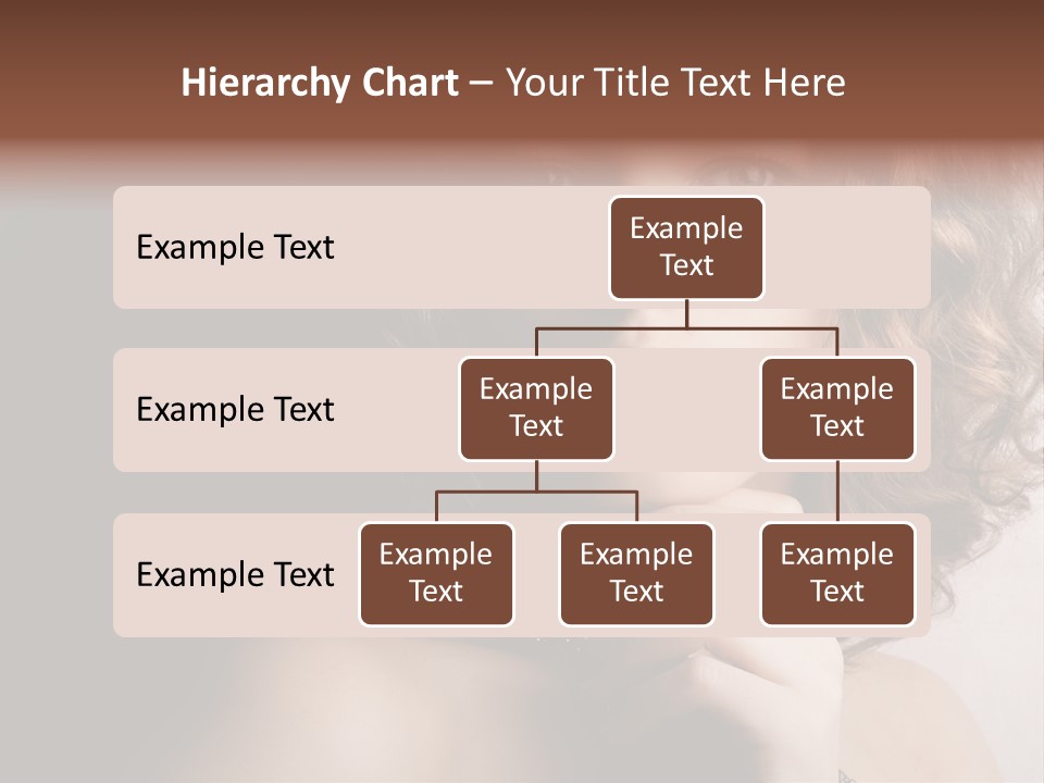 A Beautiful Woman With A Ring On Her Finger PowerPoint Template