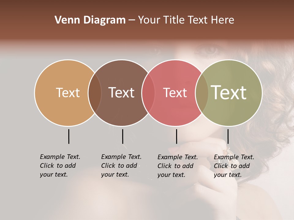 A Beautiful Woman With A Ring On Her Finger PowerPoint Template