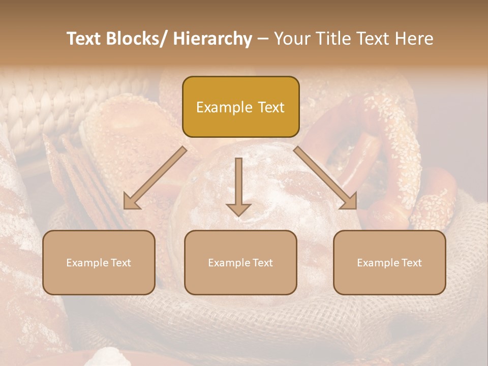 A Basket Full Of Breads On A Table PowerPoint Template