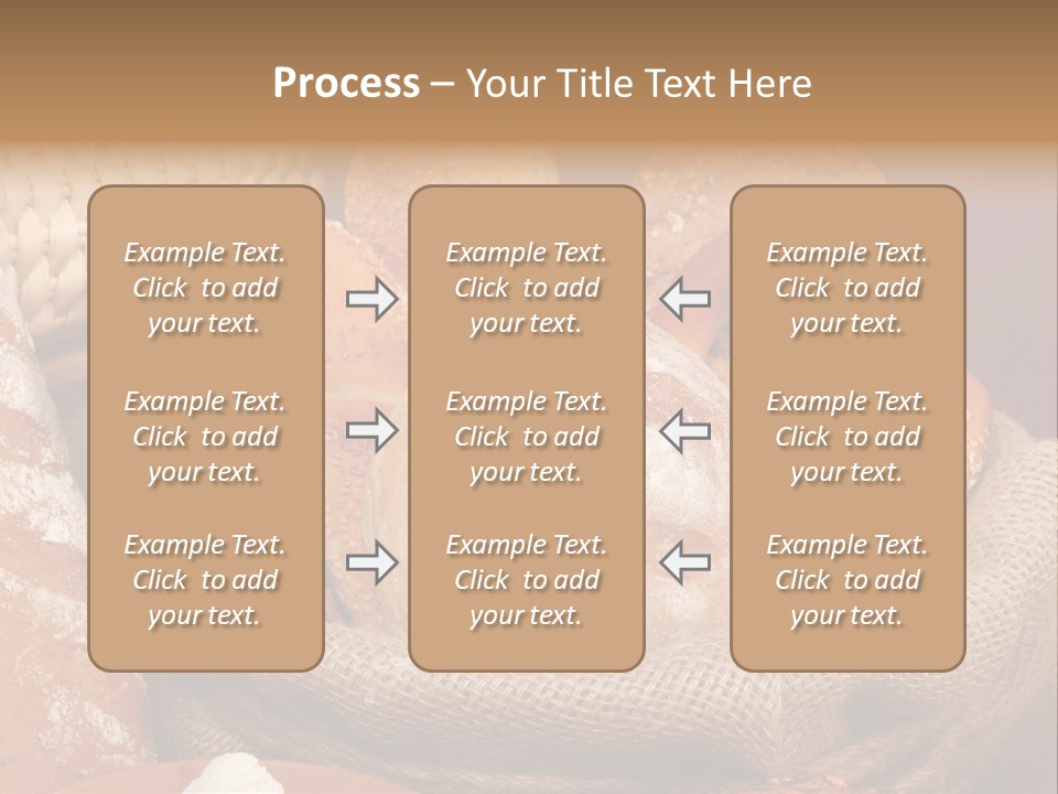 A Basket Full Of Breads On A Table PowerPoint Template