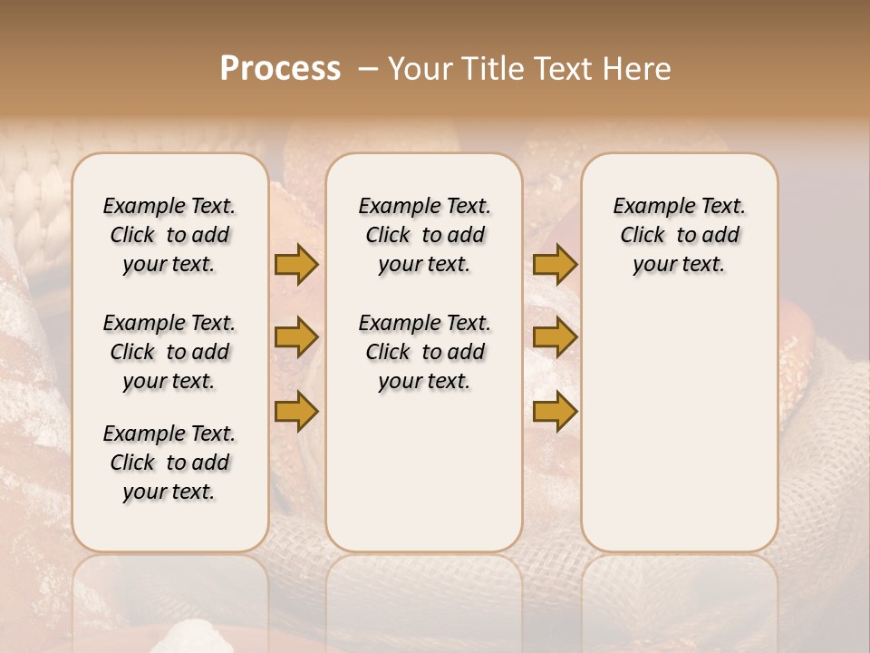 A Basket Full Of Breads On A Table PowerPoint Template