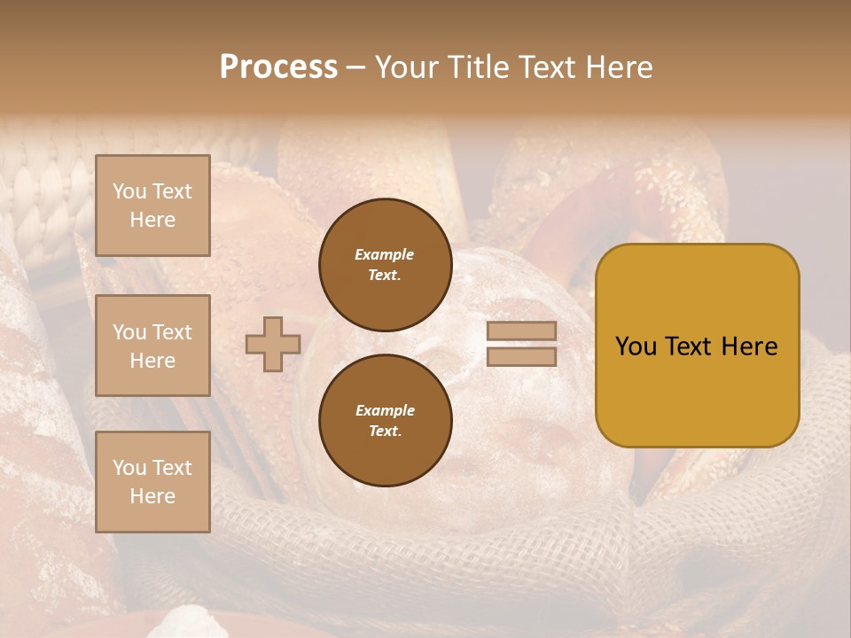 A Basket Full Of Breads On A Table PowerPoint Template