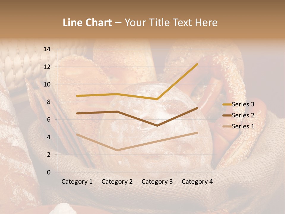 A Basket Full Of Breads On A Table PowerPoint Template